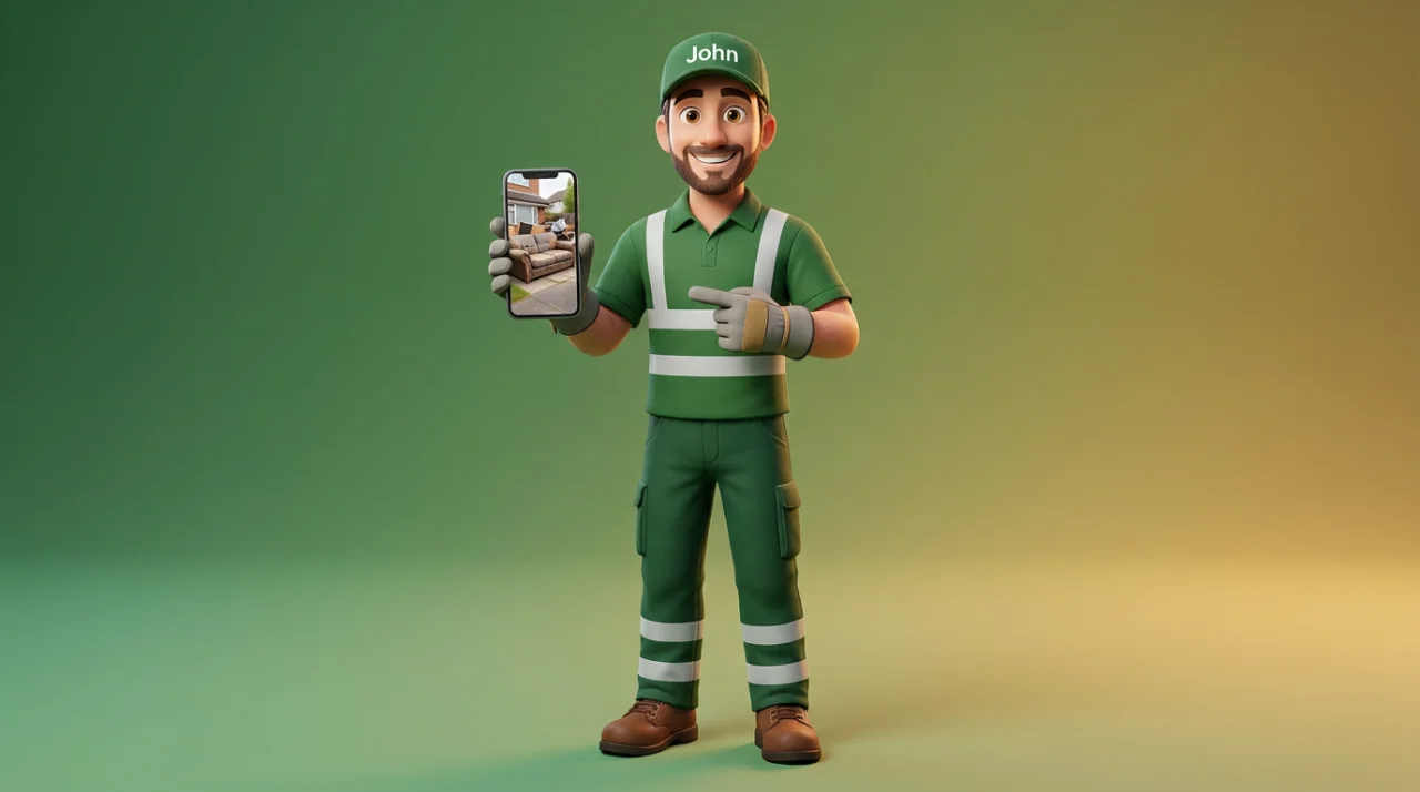 Send John a photo of your waste for a price