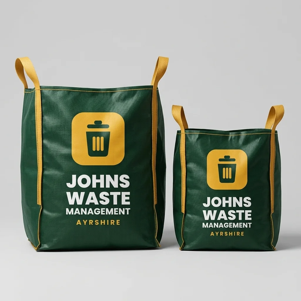 Johns Waste Bags range — 1-tonne and 500L midi